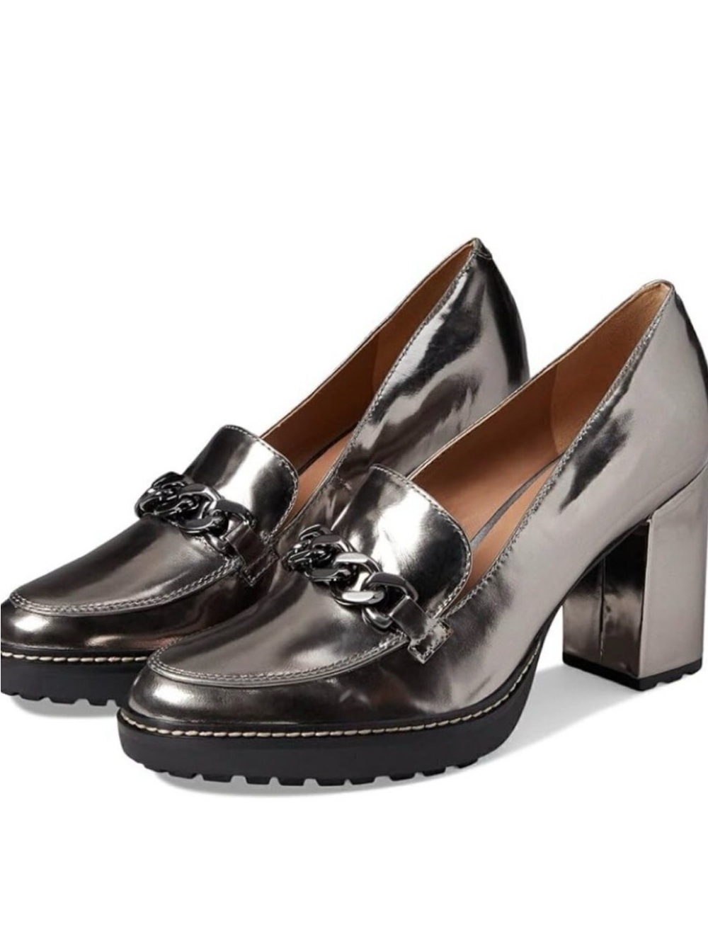 New! NATURALIZER Callie-Moc High-heel Loafers (WIDE) 11w